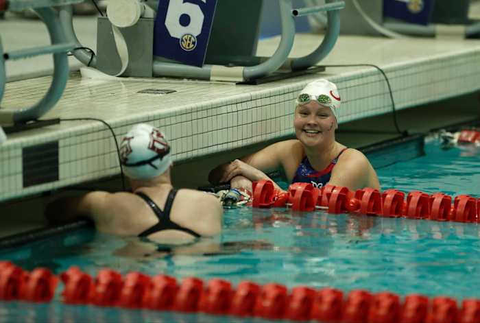 Alabama swimmer Kensey McMahon